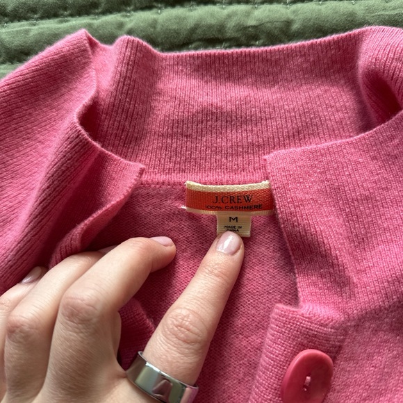 J.Crew Pink Flamingo Women’s Cashmere Sweater - Picture 2 of 7